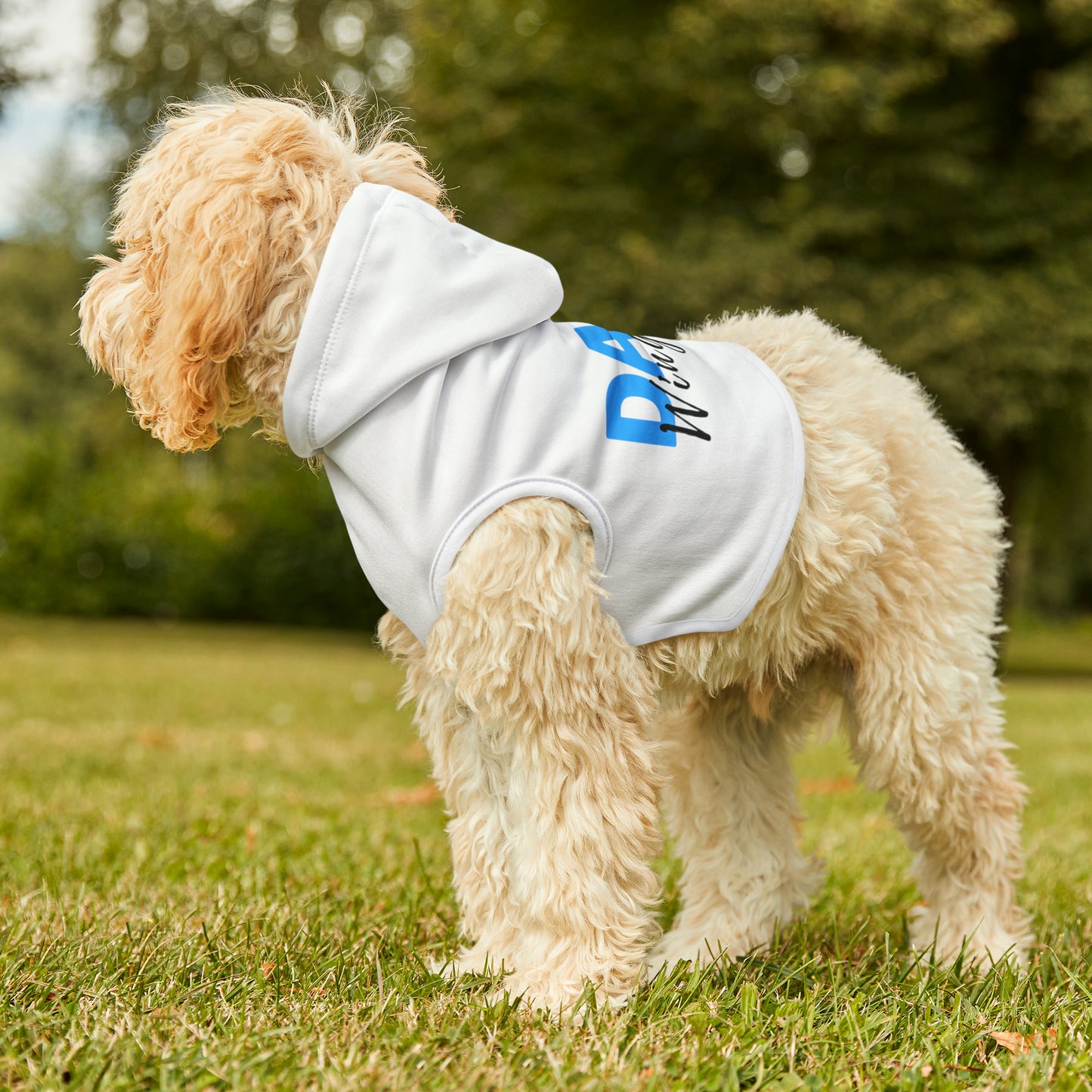 Dad's Wing Man Dog Hoodie