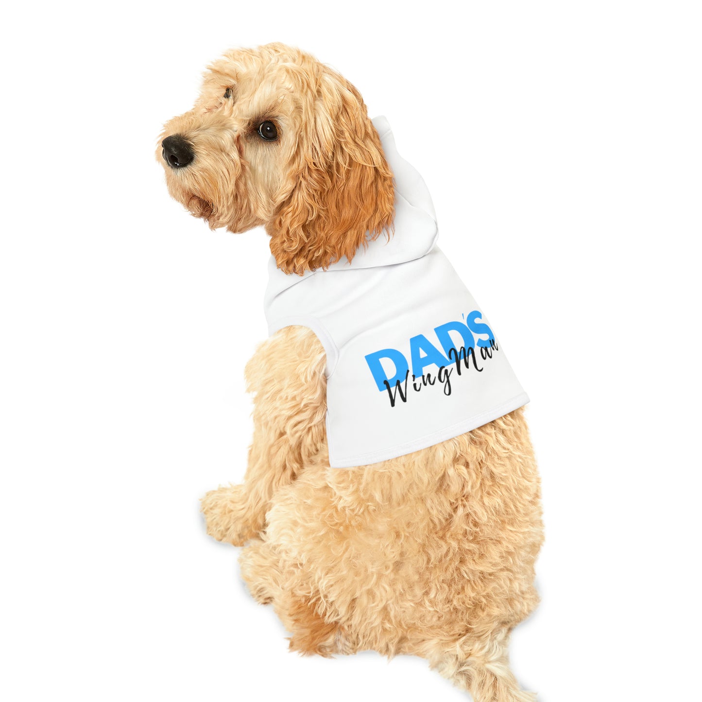 Dad's Wing Man Dog Hoodie