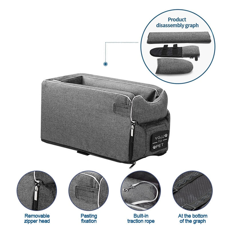 Portable Car Pet Bed