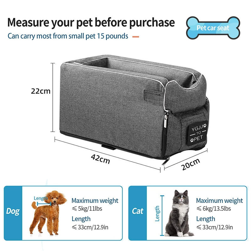 Portable Car Pet Bed